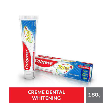 Imagem do produto Creme Dental Colgate Total 12 Whitening 180G