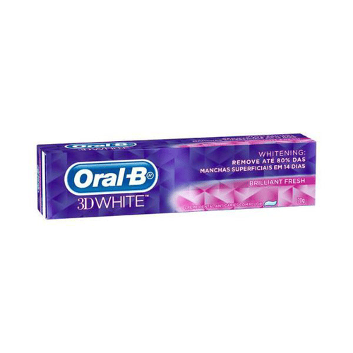 Creme Dental Oral B 3D White Com 70G