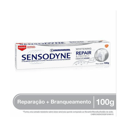 Imagem do produto Creme Dental Sensodyne 100G Repair E Protect Whitening