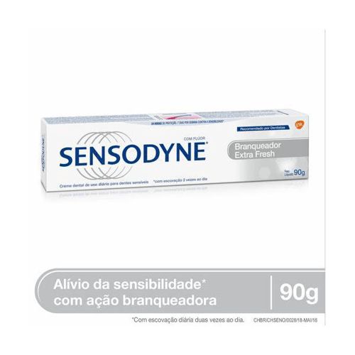 Creme Dental Sensodyne Branqueador Extra Fresh 90G