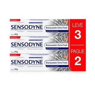 Imagem do produto Creme Dental Sensodyne Leve 3 Pague 2 90Gr Branqueador Extra Fresh Especial