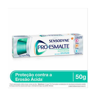 Imagem do produto Creme Dental - Sensodyne Pro Esmalte 50G