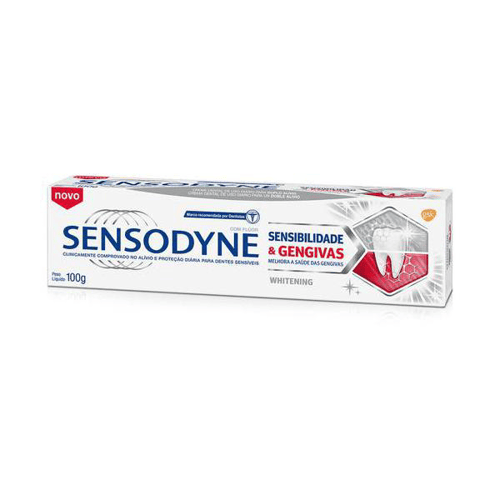 Creme Dental Sensodyne Sensibilidade & Gengivas Whitening 100G