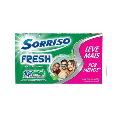 Imagem do produto Creme Dental Sorriso 90Gr 3Uni