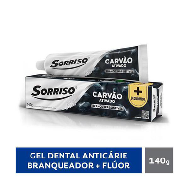 Creme Dental Sorriso Carvão 140G
