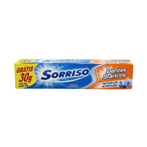 Imagem do produto Creme - Dental Sorriso Dentes Brancos 180G