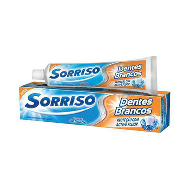 Creme Dental Sorriso Dentes Brancos Com 90G - Dental Sorriso Dentes Brancos 90G