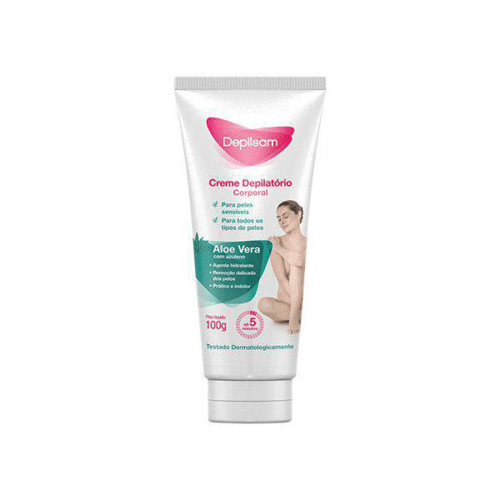 Imagem do produto Creme Depilatório Corporal Depilsam Aloe Vera E Azuleno 100G