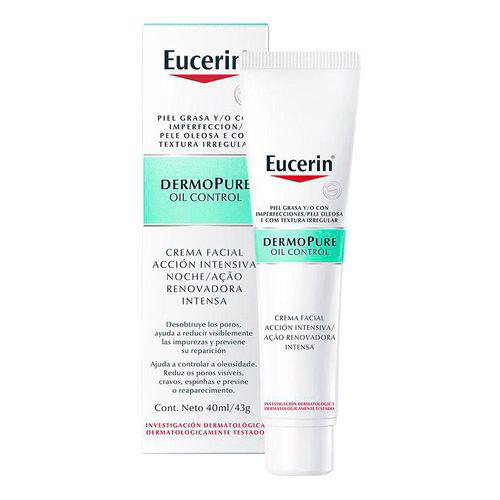Creme Facial Eucerin Dermopure Oil Control Ação Renovadora Intensa 40Ml