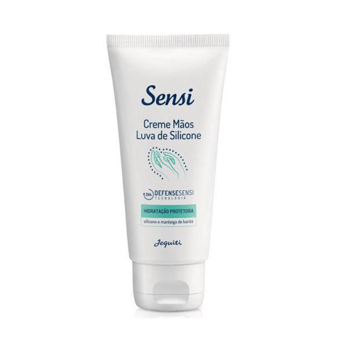 Imagem do produto Creme Hidratante Desodorante Hidratação Protetora Para As Mãos Sensi Luva De Silicone Jequiti