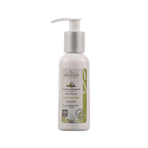 Imagem do produto Creme Hidratante Natural Relaxante Para Pés E Pernas 120G Reserva Folio