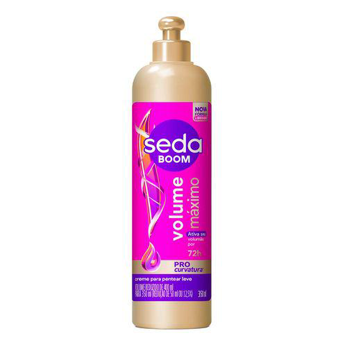 Creme Para Pentear Leve Seda Boom Pro Curvatura Volume Máximo 350Ml 350Ml