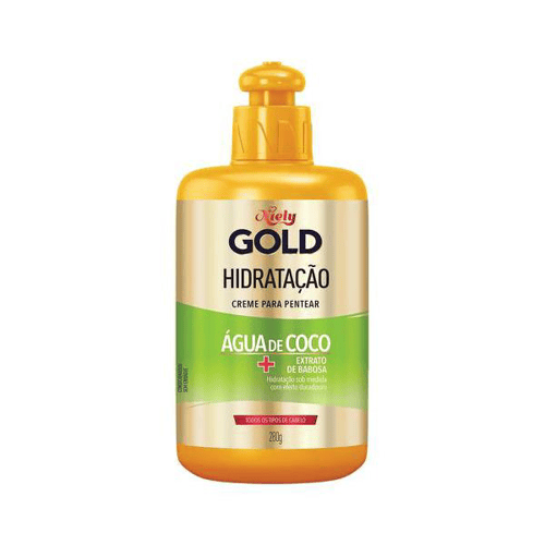 Creme De Pentear Niely Gold Água De Coco 250 Gramas
