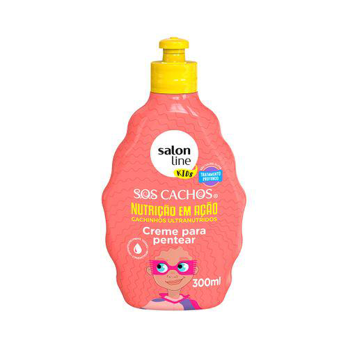 Imagem do produto Creme Para Pentear Sos Cachos Kids Nutrição Em Ação 300Ml Salon Line