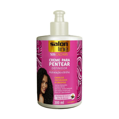 Creme Para Pentear Teen Salon Line Sos Cachos 300 Ml