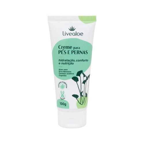 Imagem do produto Creme Para Pés E Pernas 100G Livealoe
