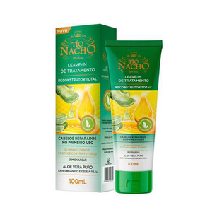 Imagem do produto Creme Para Tratamento Tio Nacho Reconstrutor Total 100Ml Aloe Vera Puro Enter/ Enter/