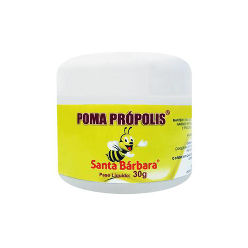 Creme Poma Própolis Santa Bárbara Com 30G