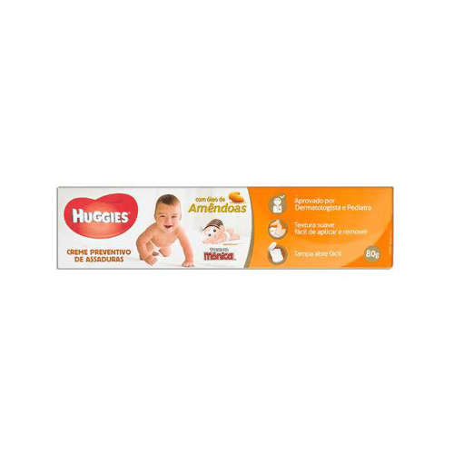 Creme Preventivo De Assaduras Huggies Amêndoas 80G