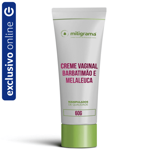Imagem do produto Creme Vaginal Barbatimão E Melaleuca Miligrama Com 60G