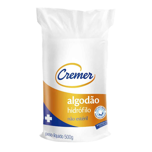 Imagem do produto Cremer Algodão Hidrófilo Com 500G - 500G