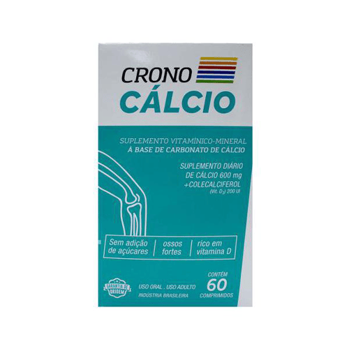 Crono Cálcio 600Mg Com 60 Comprimidos