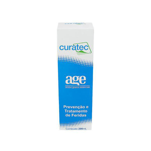 Curatec Age Ácidos Graxos Essenciais Prevenção E Tratamento De Feridas 200Ml