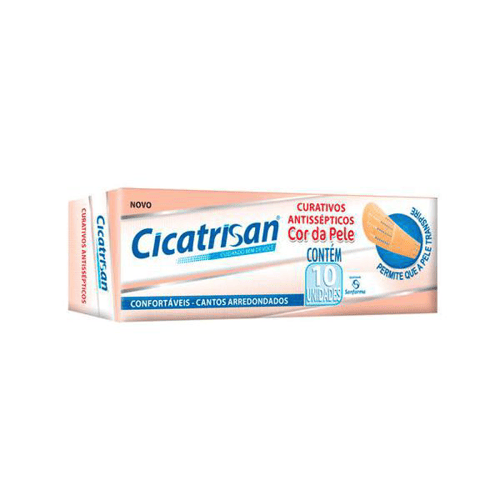 CURATIVO CICATRISAN COR BEGE 10UN SANFARMA