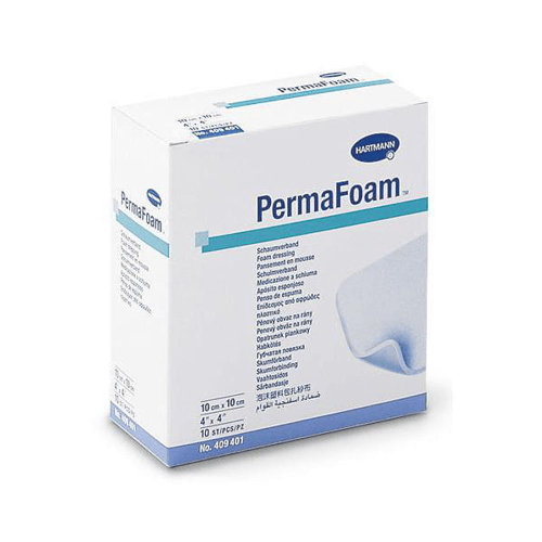 Imagem do produto Curativo De Espuma Para Traqueostomia Permafoam Tracheostomy 8Cm X 8Cm Hartmann 409426