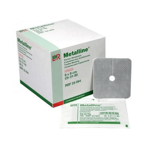 Imagem do produto Curativo Esteril Absorvente Metalline Para Traqueostomia 8 X 9 Cm Lohmann & Rauscher