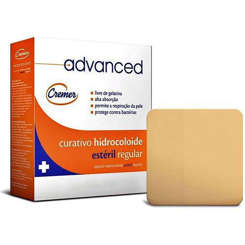 Imagem do produto Curativo Hidrocoloide Advanced Estéril Regular 10X10 Cremer