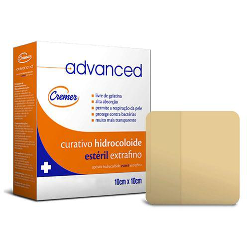 Imagem do produto Curativo Hidrocolóide Cremer Advanced Extra Fino 10Cmx10cm Com 1 Unidade