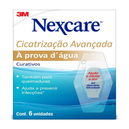 Curativo Nexcare 3M Cicatrização Avançada 6 Unidades