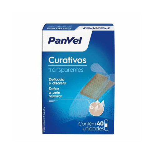 Imagem do produto Curativo Panvel Transparente Com 40 Unidades