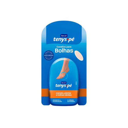 Imagem do produto Curativo Para Bolhas Tenys Pé Joanete, Plantar E Médias Com 6 Unidades
