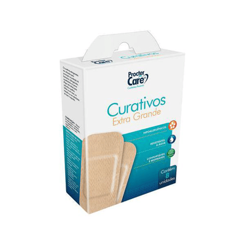 Imagem do produto Curativo Procter Care Extra Grande Com 8 Unidades