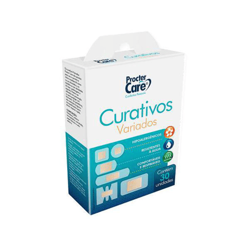 Imagem do produto Curativo Procter Care Variados Com 30 Unidades