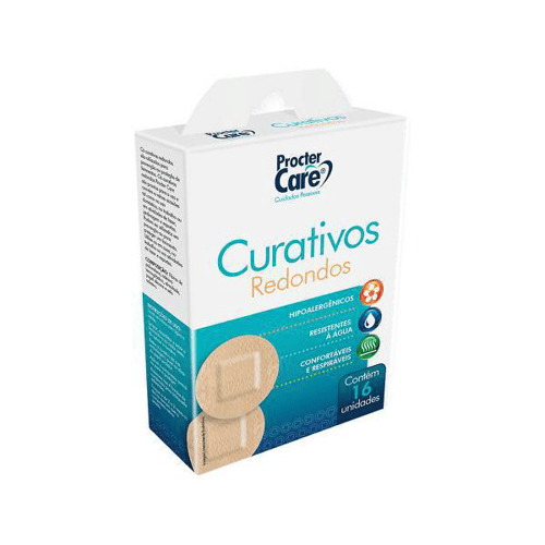 Imagem do produto Curativo Redondo Procter Care Com 16 Unidades