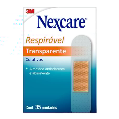 Curativos Nexcare Transparente Com 35 Unidades