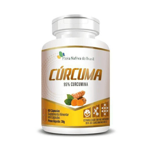 Imagem do produto Cúrcuma 95% De Curcumina 60 Cápsulas Flora Nativa