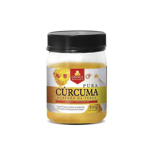 Curcuma Pura Grings 100G Açafrão Da Terra