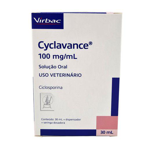 Imagem do produto Cyclavance Virbac 30Ml 100 Mg/Ml Cães
