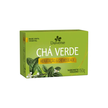 Imagem do produto Davene Vegano Chá Verde Sabonete Barra 150G