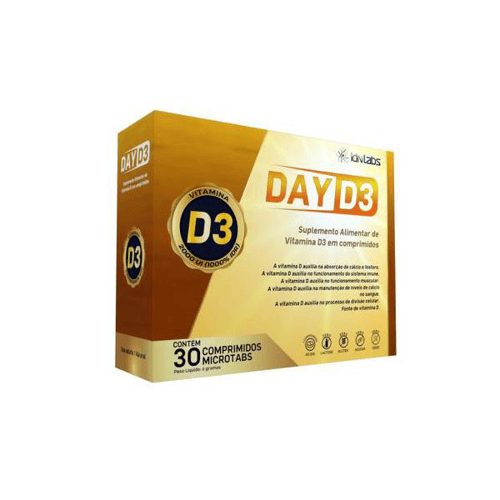 Day D3 Vitamina D3 2.000Ui Com 30 Comprimidos