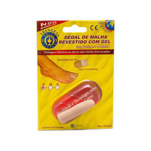 Dedal De Malha Skingel Revestido Com Gel Tamanho Pequeno Com 1 Unidade