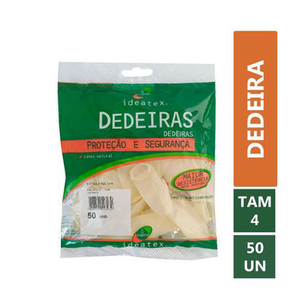 Dedeiras Extra Fina Ideatex Tamanho 4 - 1 Unidade