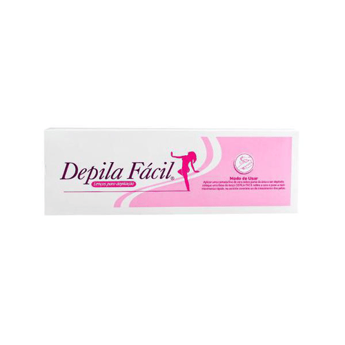Imagem do produto Depilador Depila Fácil Lenços Com 100 Unidades