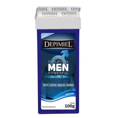 Imagem do produto Depimiel Cera Depilatória Rollon Men Powerful 100 Gramas