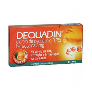 Dequadin - Sabor Laranja C 20 Pastilhas