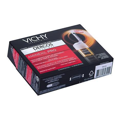 Imagem do produto Dercos - Aminexil Sp94 Homme Vichy C 12 Ampolas Antiqueda Capilar Masculino